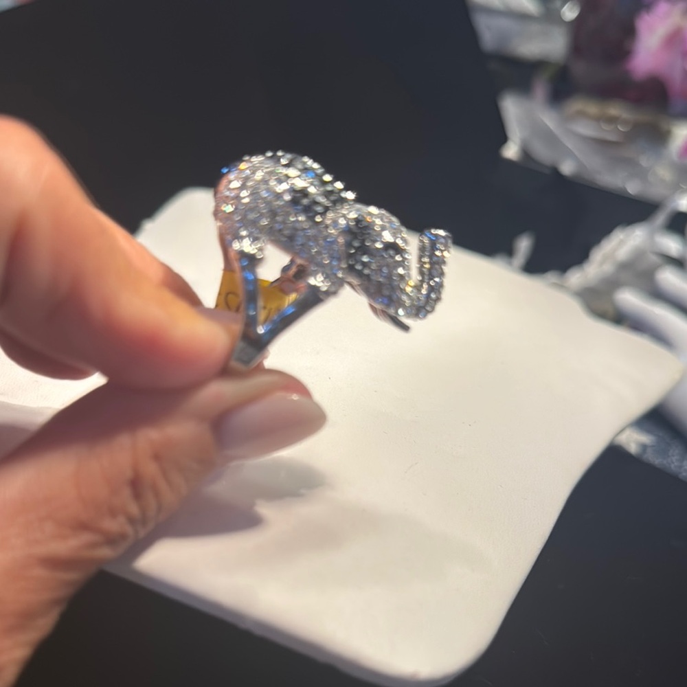 “RAJA” Silver Elephant Ring by Park Lane size - Picture 4 of 7